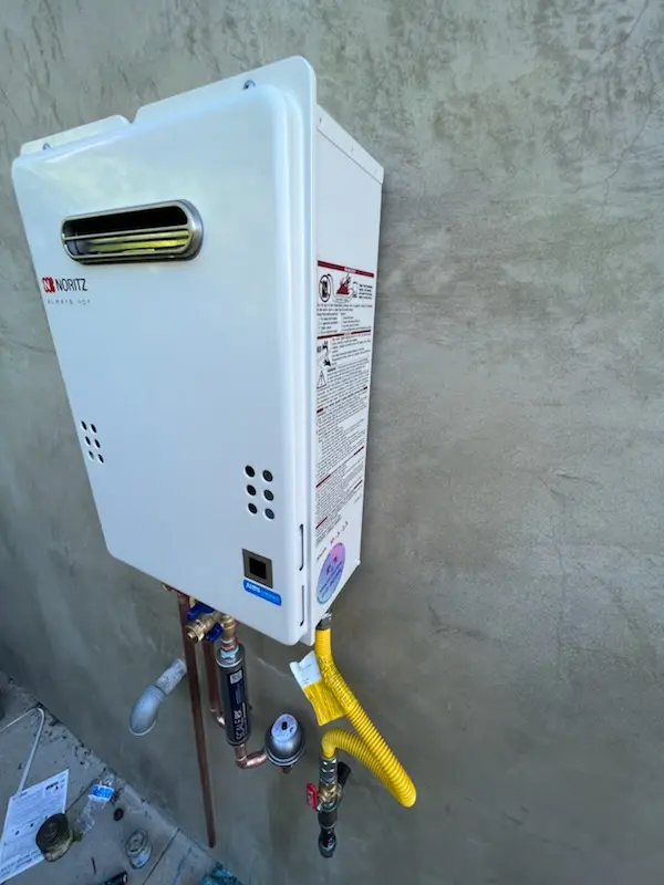 Tankless water heater installation for Sunset Acres homes