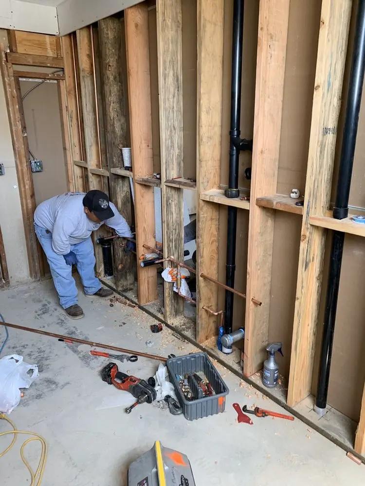Commercial rough-in plumbing for Water Heater Replacement in Sunset Acres